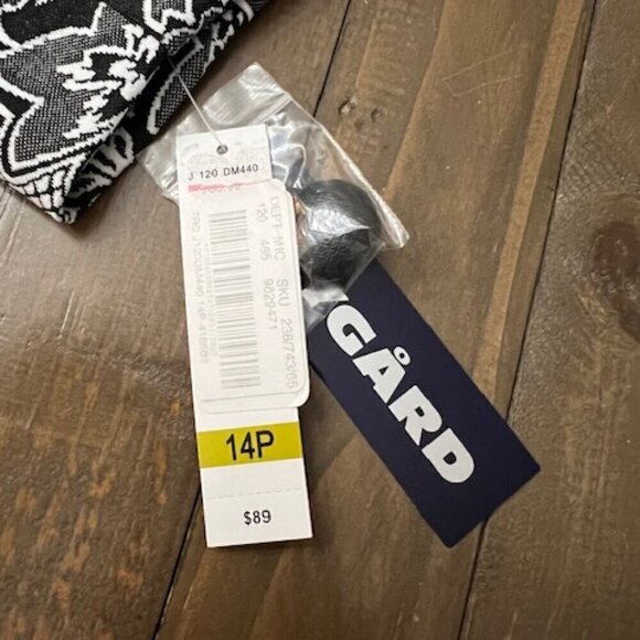 Nygard Black & White Floral Two-Button Jacket Women's Size 14P - Picture 6 of 6